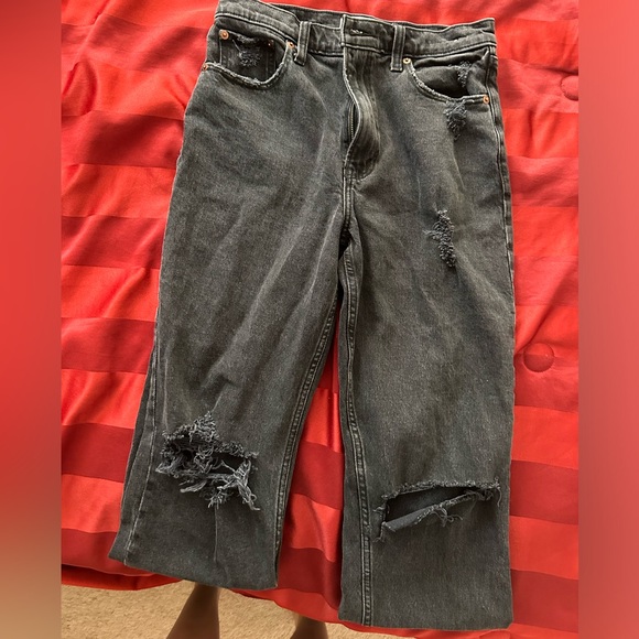 Abercrombie 90s straight ultra high rise jeans - Picture 4 of 4